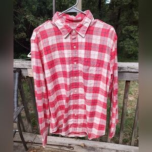 Men's Large J. Crew Plaid Button up Shirt